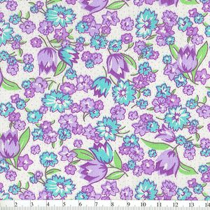 *Henry Glass* Nana Mae6 Floral purple