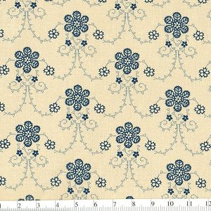 *Marcus Fabrics* Georgetown Lacy Vine blue