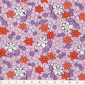 *Marcus Fabrics* Aunt's Grace Miniatures Large Floral Lilac