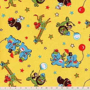 *R.J.R* Everything But The Kitchen Sink Animal Parade yellow