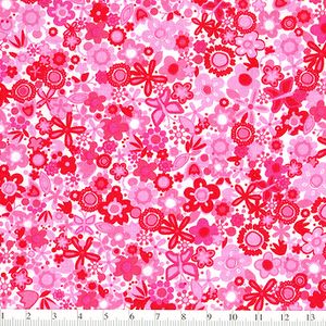 *Michael Miller* Sweet Heart&Flowers Flowers pink