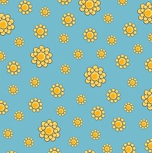 *Loralie Designs* Whoa Girl! Bandana Dots turquoise 45×54