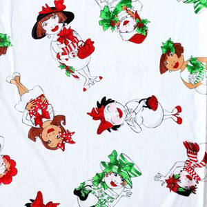 *Loralie Designs* Snowball Ladies Toss wh 45×54