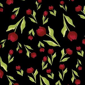 *Loralie Designs* Sitting Pretty Tulip black 45×54