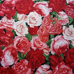 *Timeless Treasures* Rose Garden 45×54