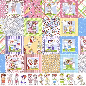 *Loralie Designs* Medley You Golf Girl panel