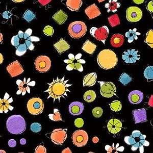 *Loralie Designs* Joy Dots black 45×54