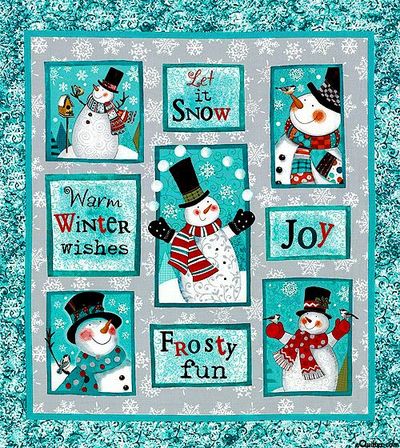 *Clothworks* Frosty Fun panel