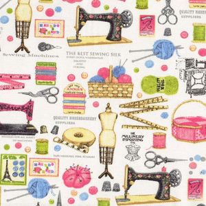 *B&B FABRICS* Sewing Notions "ANTIQUE" 50×69